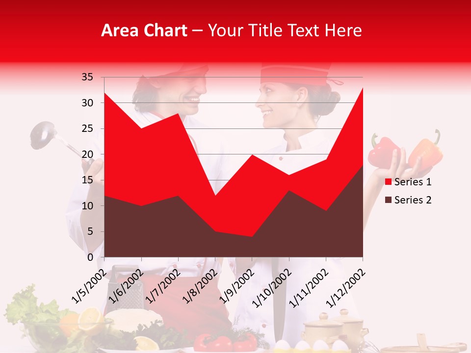 Fresh Salad Vegetarian PowerPoint Template