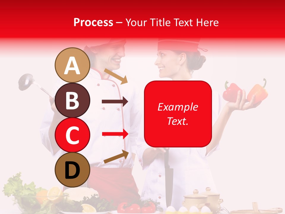 Fresh Salad Vegetarian PowerPoint Template