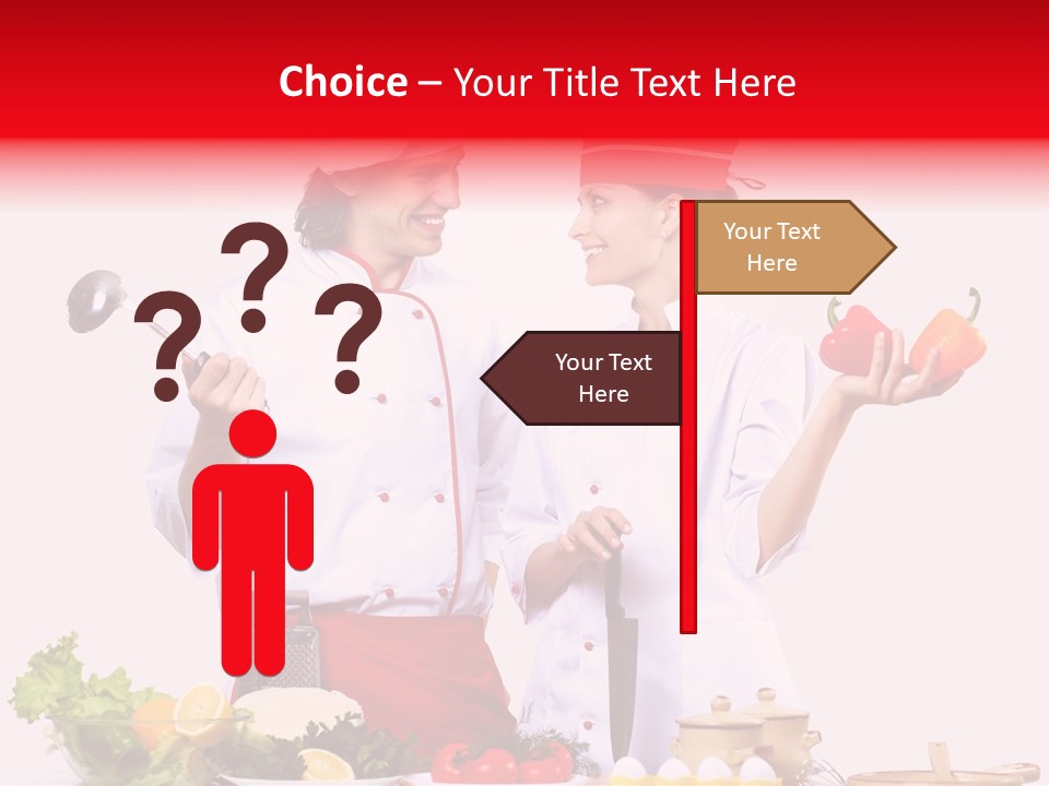 Fresh Salad Vegetarian PowerPoint Template