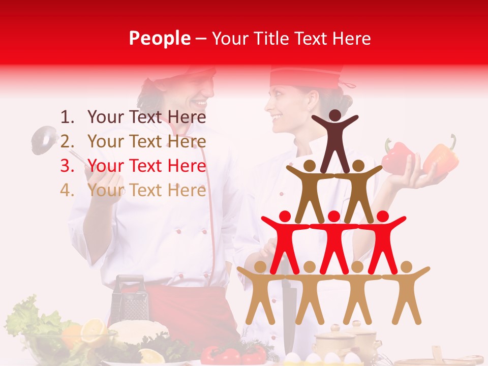 Fresh Salad Vegetarian PowerPoint Template