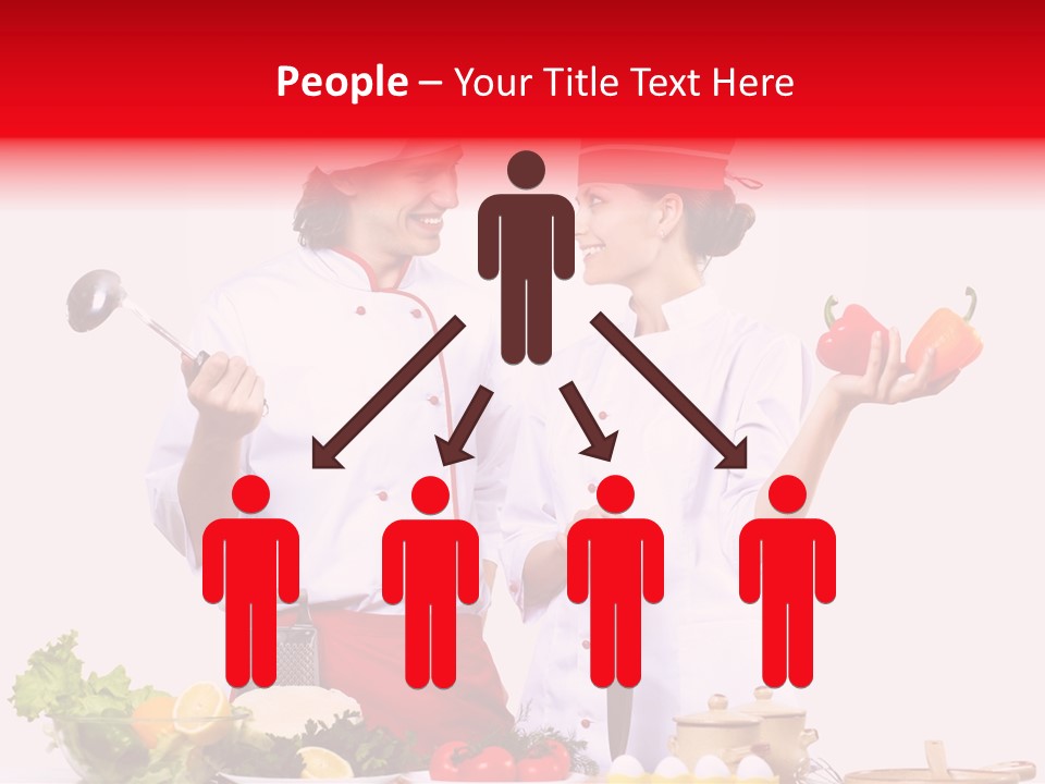 Fresh Salad Vegetarian PowerPoint Template