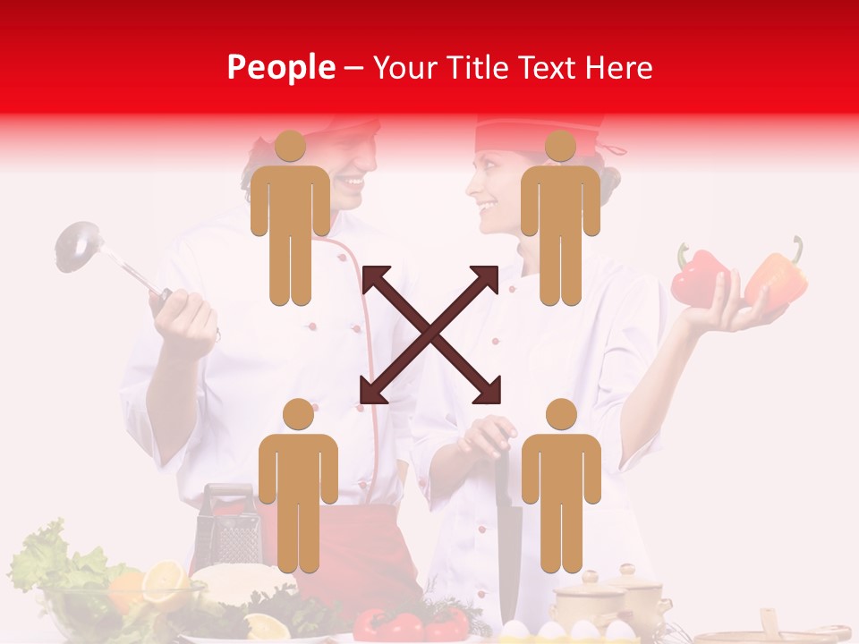 Fresh Salad Vegetarian PowerPoint Template