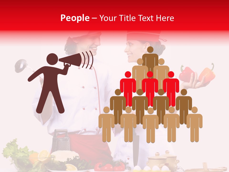 Fresh Salad Vegetarian PowerPoint Template