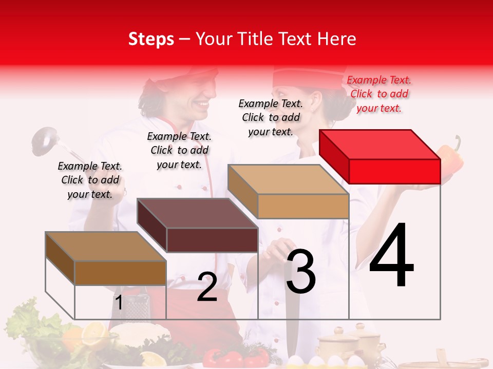 Fresh Salad Vegetarian PowerPoint Template