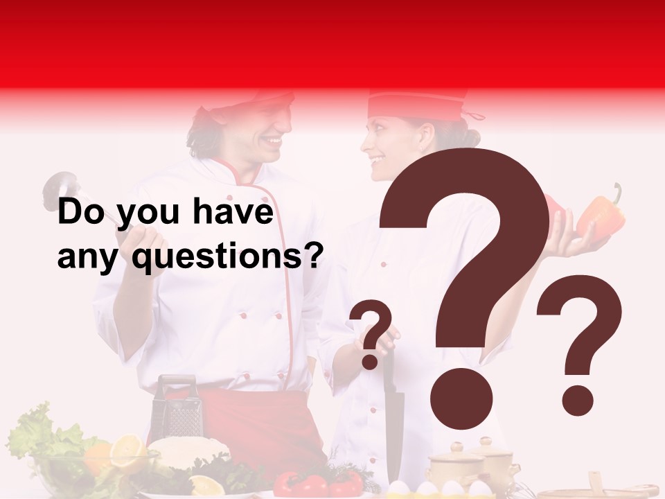 Fresh Salad Vegetarian PowerPoint Template