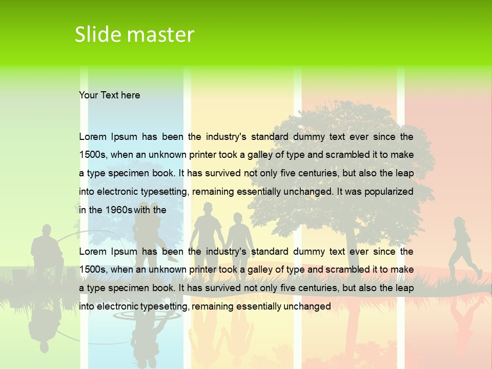 Friends Boy Wellness PowerPoint Template