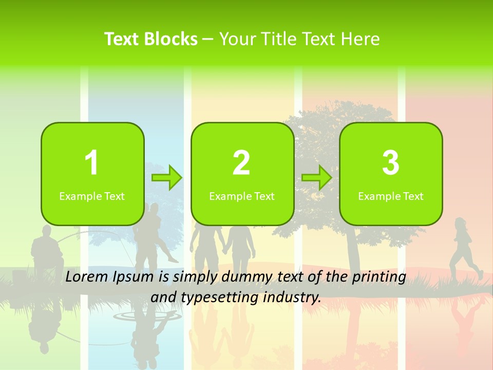 Friends Boy Wellness PowerPoint Template