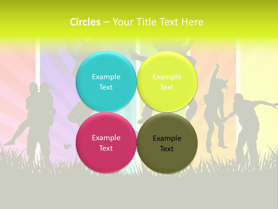 Vector Cool Young PowerPoint Template