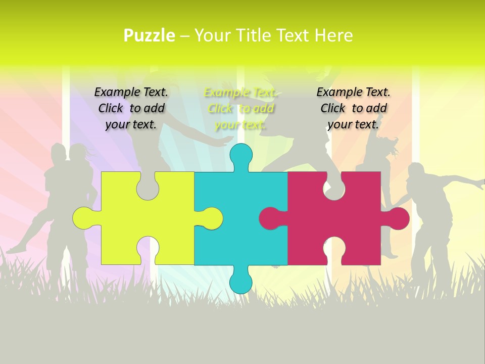 Vector Cool Young PowerPoint Template