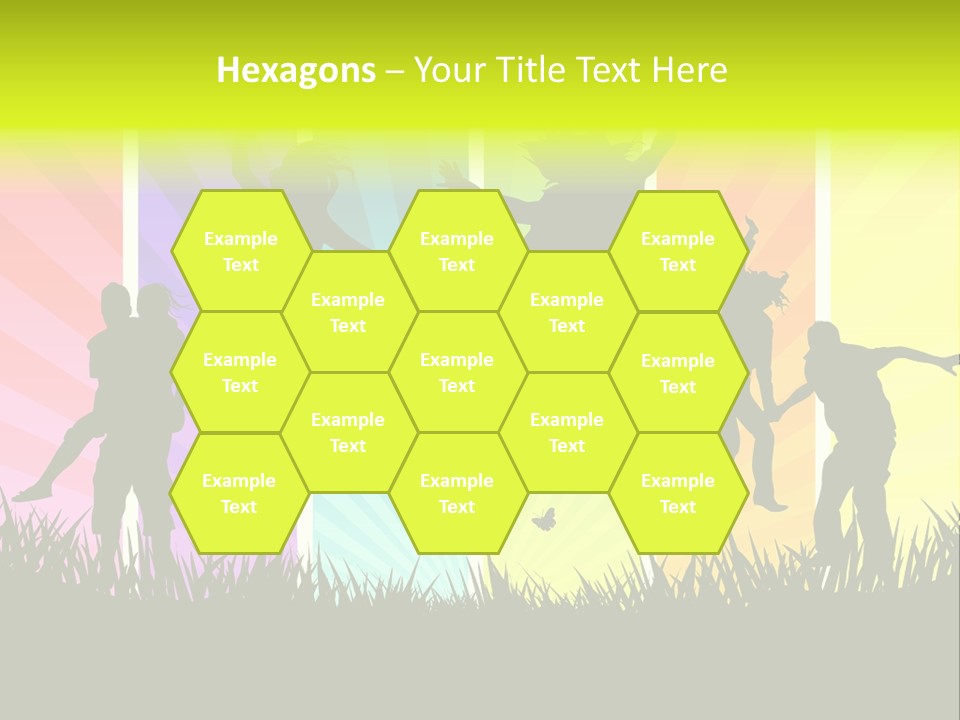 Vector Cool Young PowerPoint Template