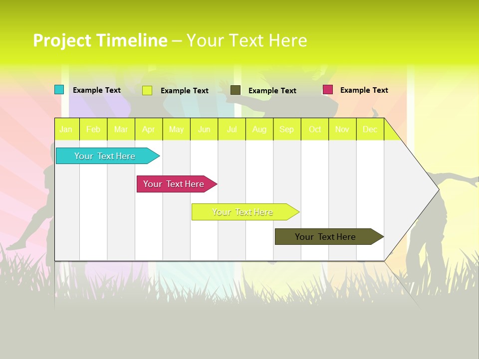 Vector Cool Young PowerPoint Template