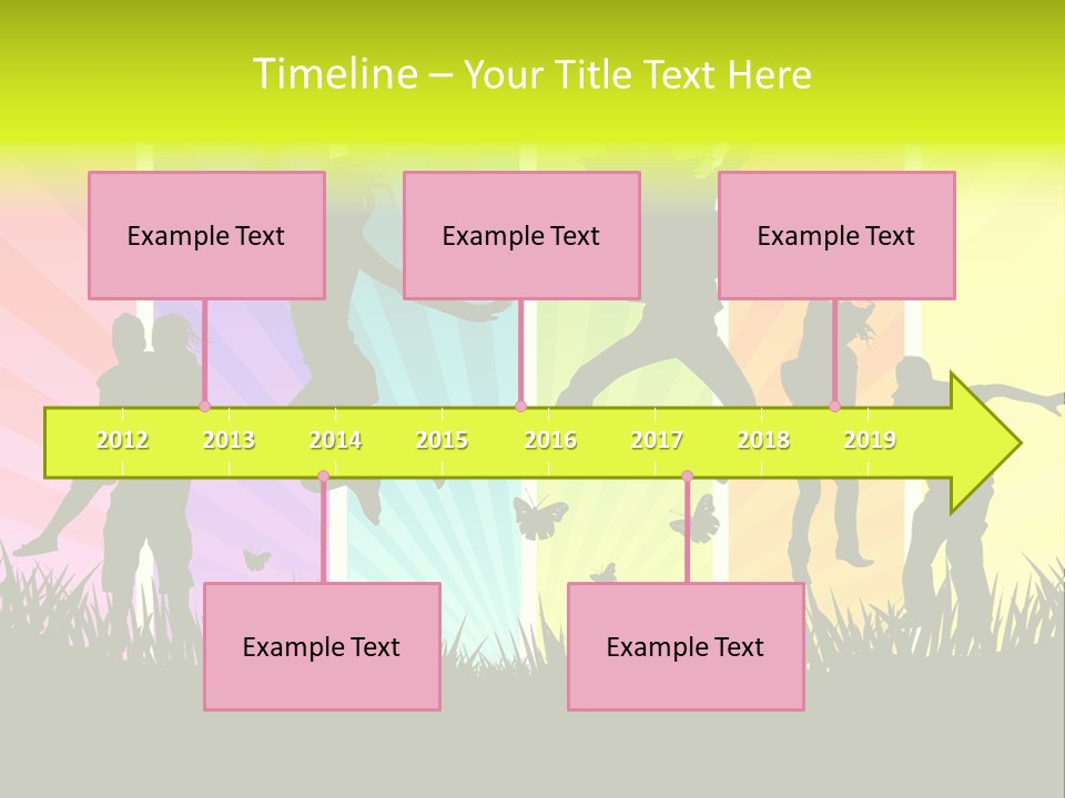 Vector Cool Young PowerPoint Template