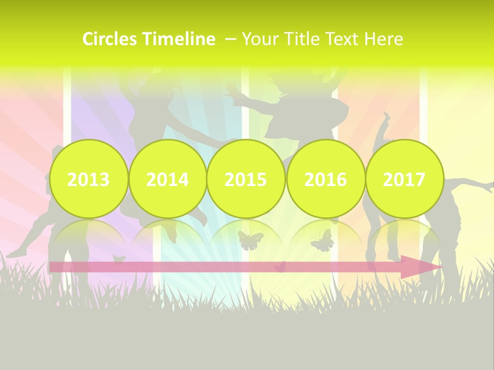 Vector Cool Young PowerPoint Template