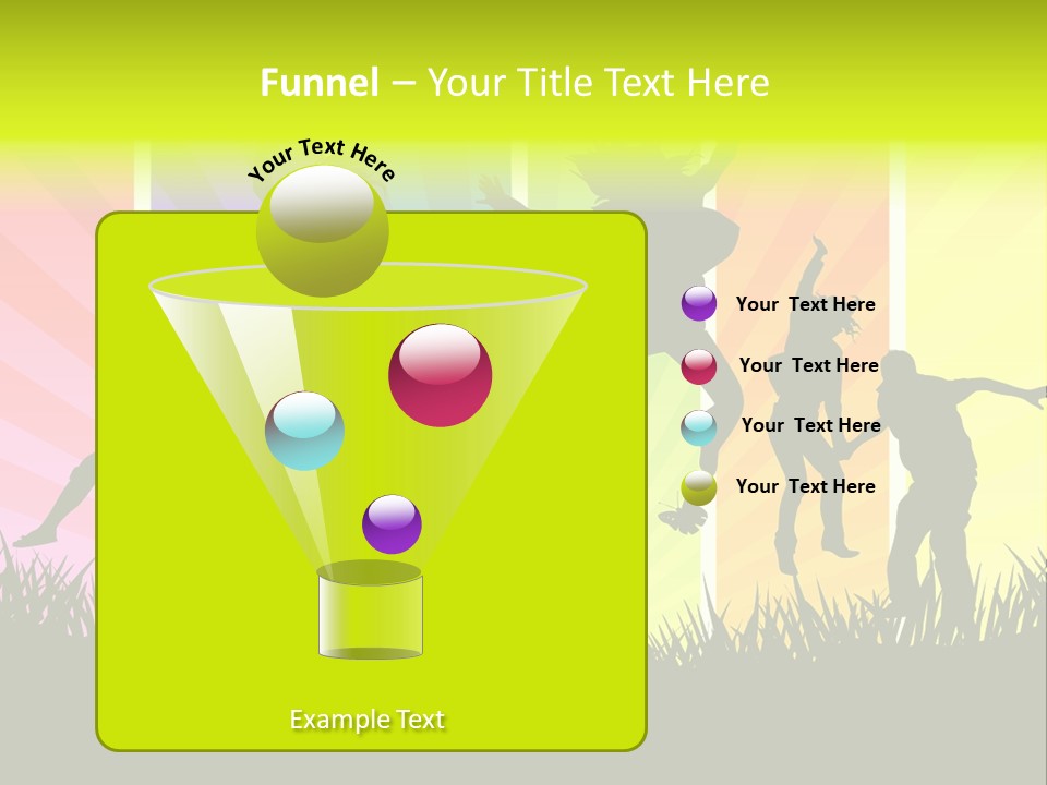 Vector Cool Young PowerPoint Template