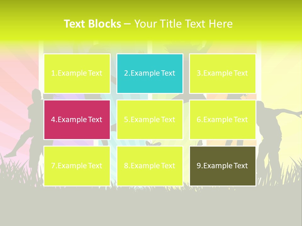 Vector Cool Young PowerPoint Template