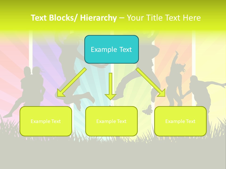 Vector Cool Young PowerPoint Template