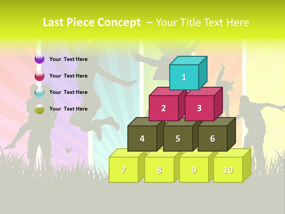 Vector Cool Young PowerPoint Template