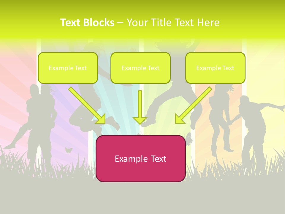 Vector Cool Young PowerPoint Template