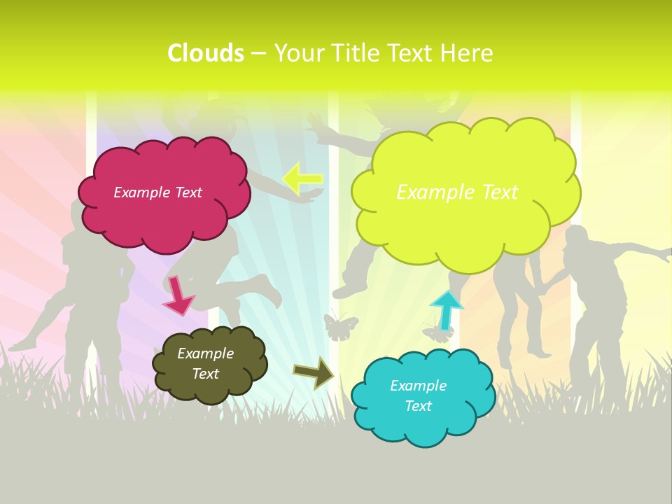 Vector Cool Young PowerPoint Template