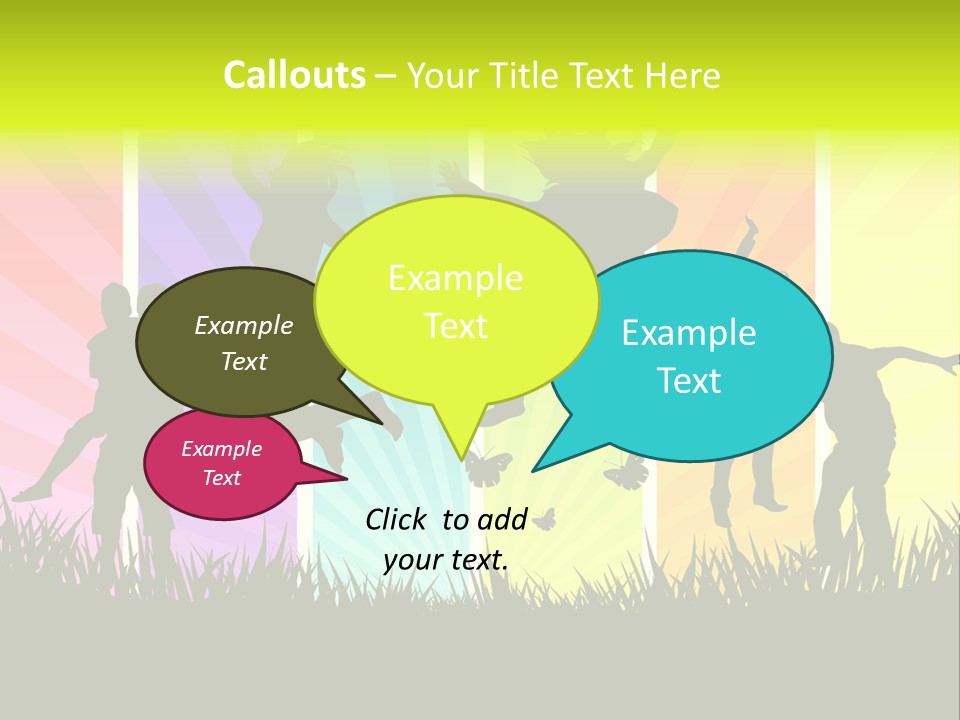 Vector Cool Young PowerPoint Template