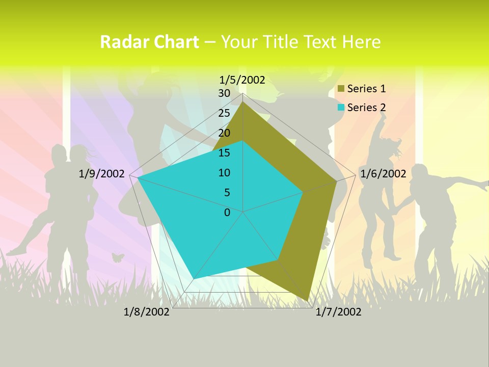Vector Cool Young PowerPoint Template