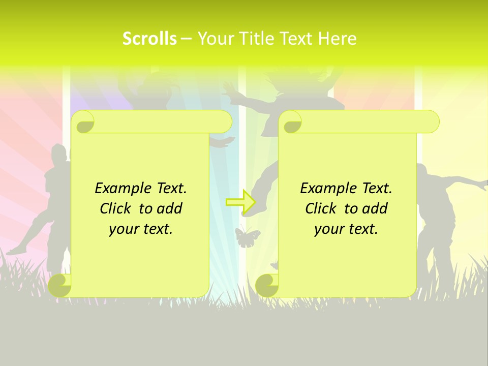 Vector Cool Young PowerPoint Template