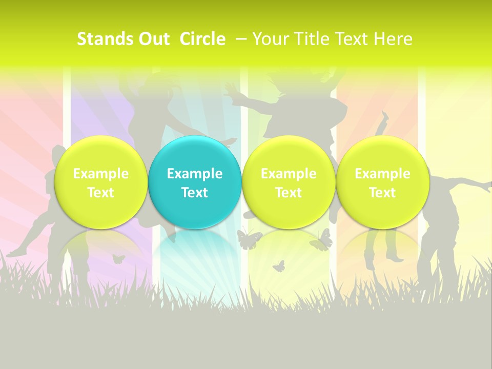 Vector Cool Young PowerPoint Template