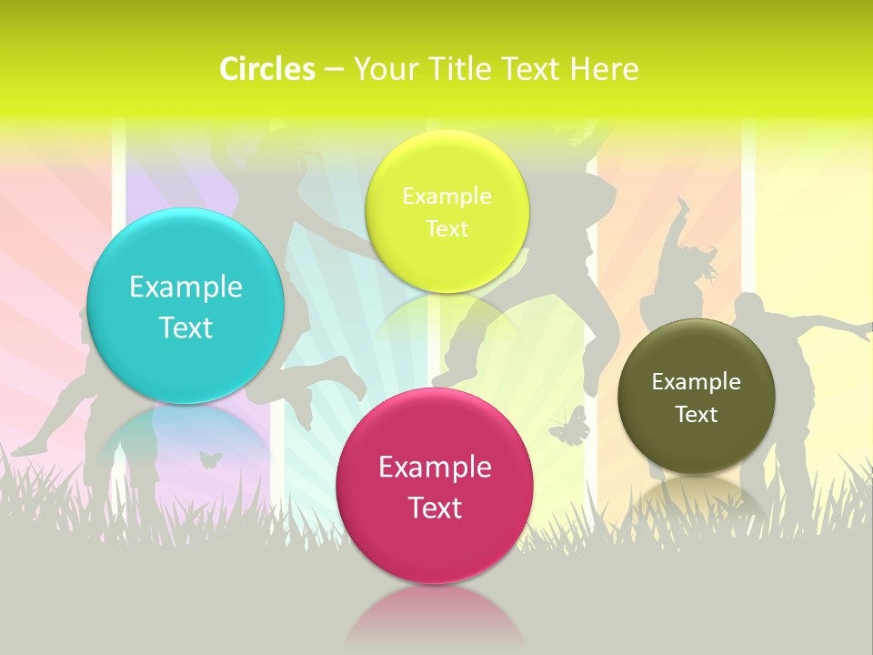 Vector Cool Young PowerPoint Template