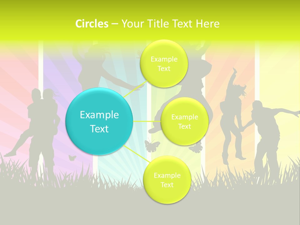 Vector Cool Young PowerPoint Template