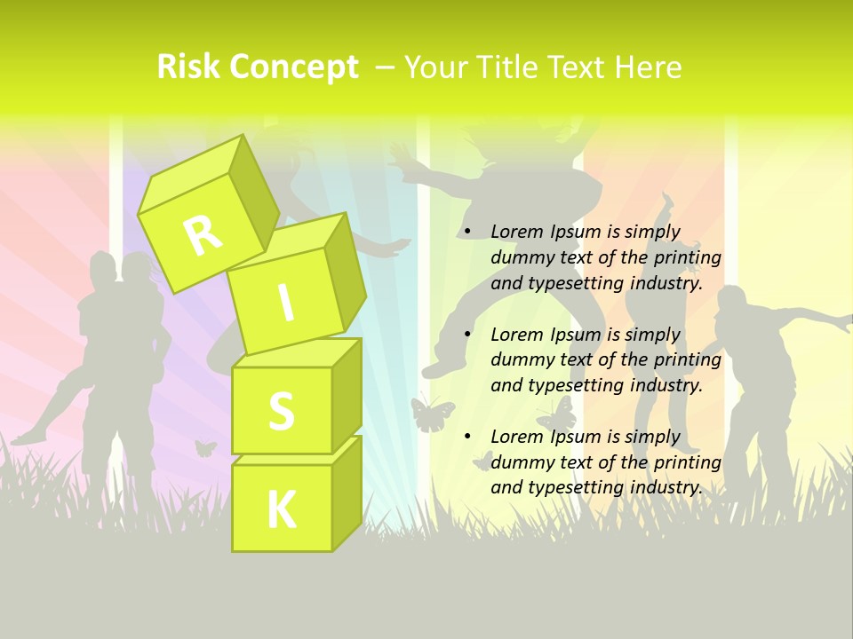 Vector Cool Young PowerPoint Template