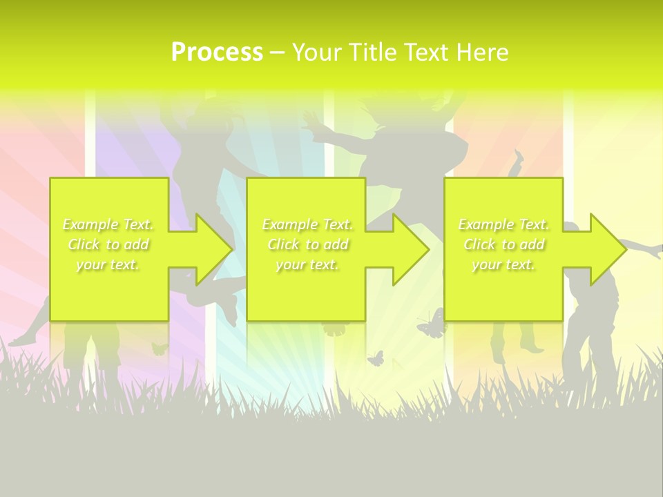 Vector Cool Young PowerPoint Template