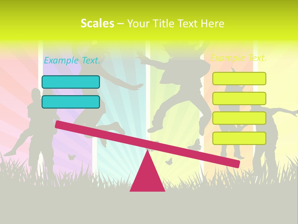 Vector Cool Young PowerPoint Template