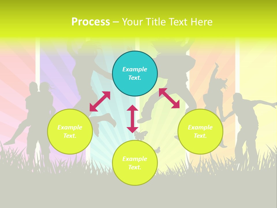 Vector Cool Young PowerPoint Template