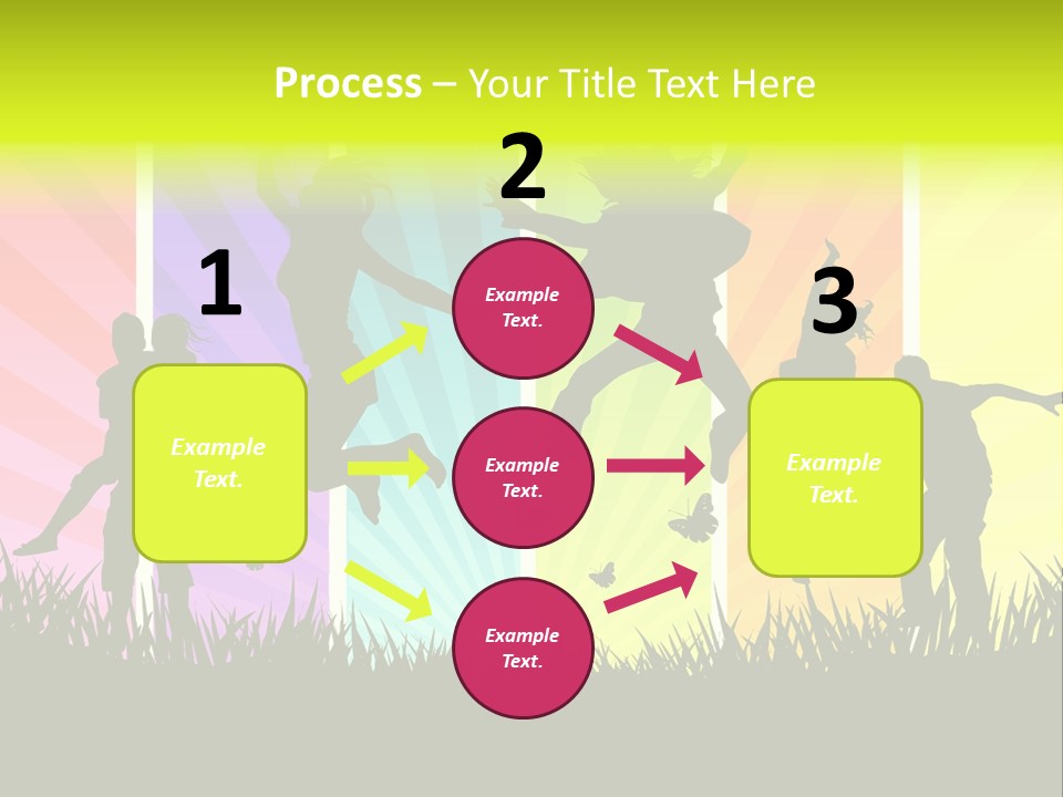Vector Cool Young PowerPoint Template