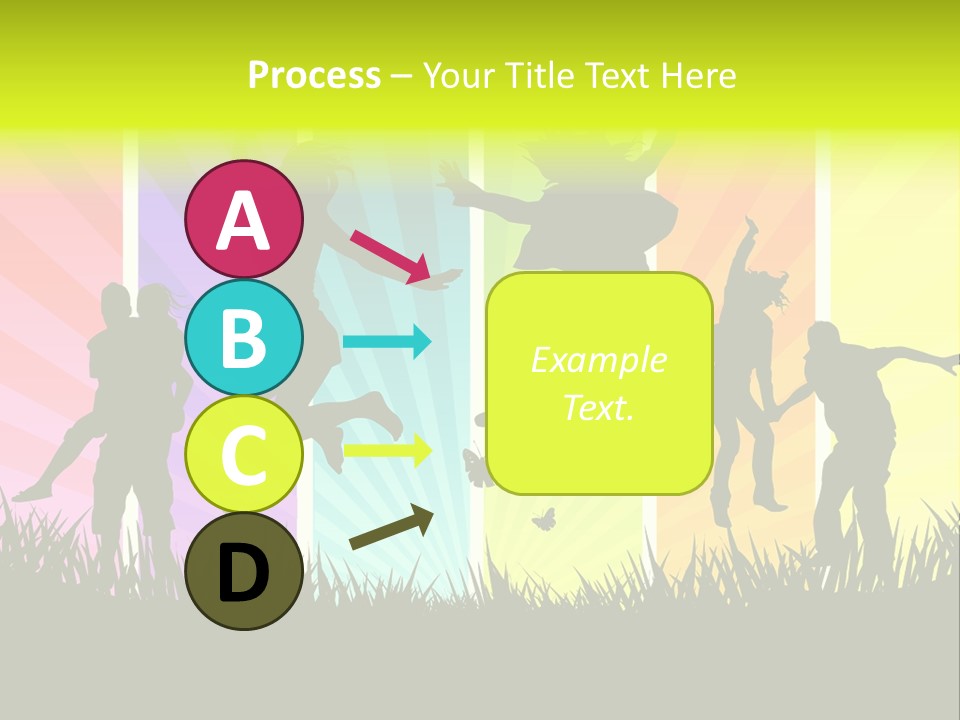 Vector Cool Young PowerPoint Template