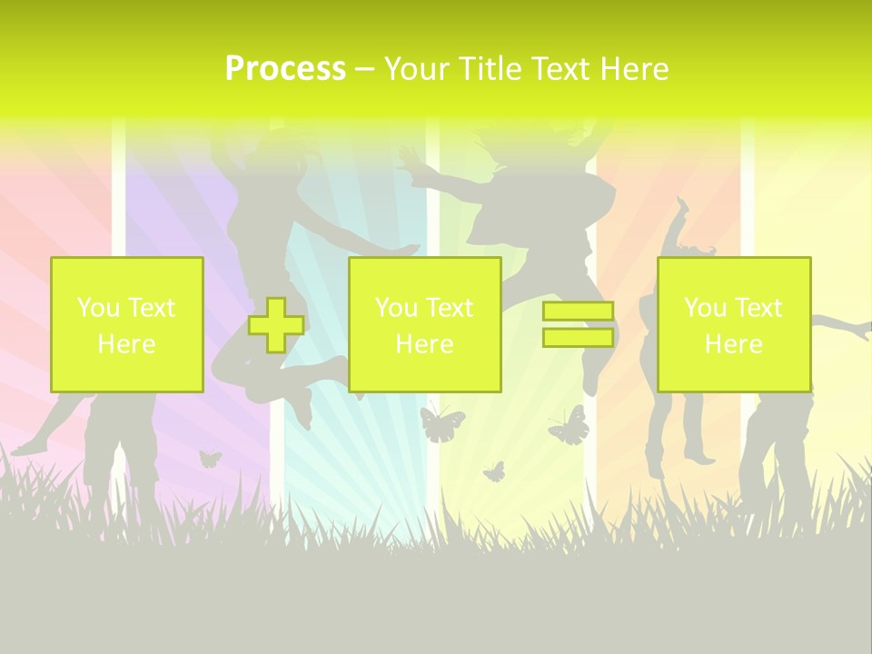 Vector Cool Young PowerPoint Template
