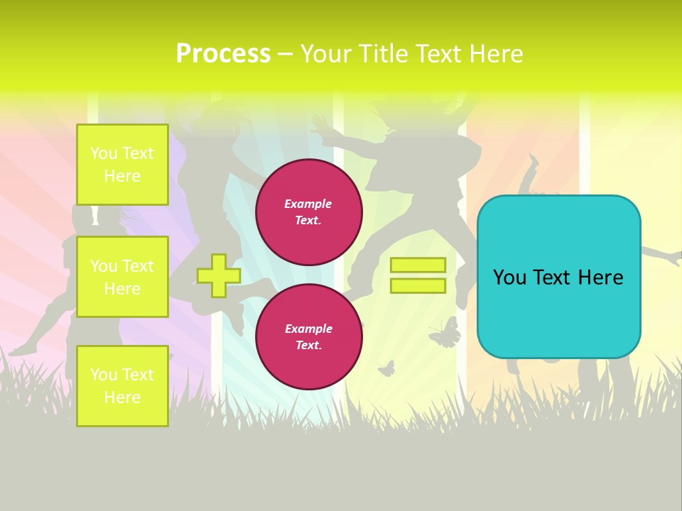 Vector Cool Young PowerPoint Template