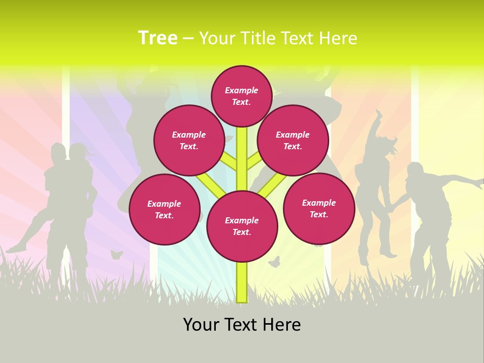 Vector Cool Young PowerPoint Template