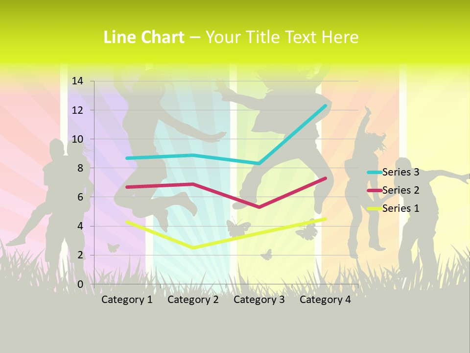 Vector Cool Young PowerPoint Template
