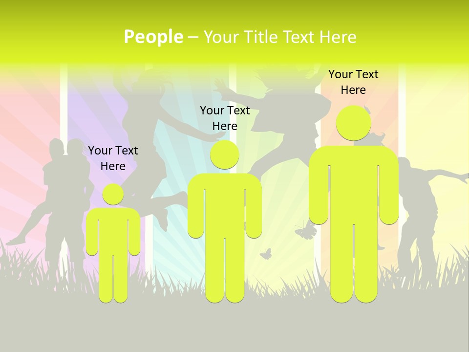 Vector Cool Young PowerPoint Template