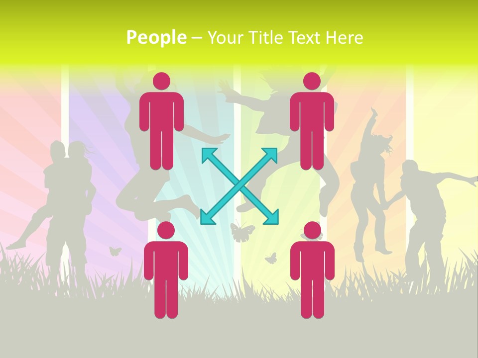 Vector Cool Young PowerPoint Template