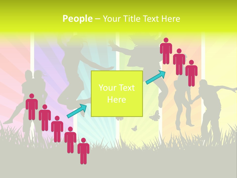 Vector Cool Young PowerPoint Template