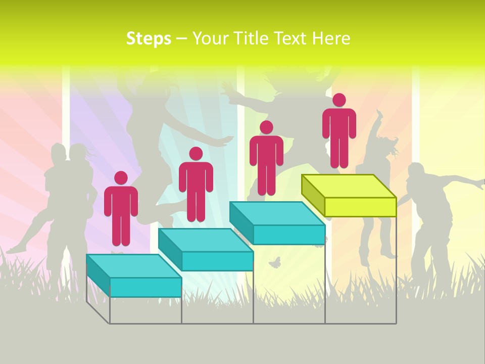 Vector Cool Young PowerPoint Template