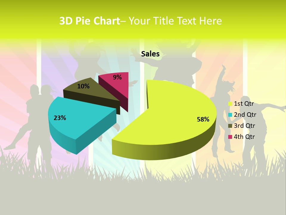 Vector Cool Young PowerPoint Template