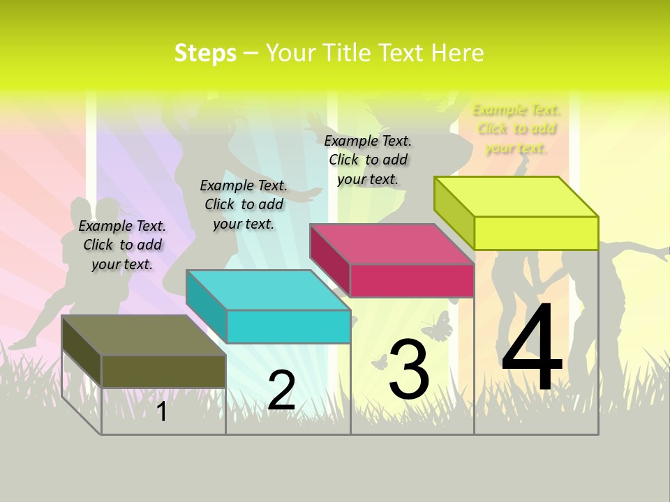 Vector Cool Young PowerPoint Template