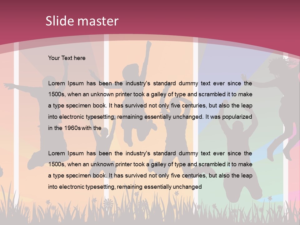 Friendship Successful Youth PowerPoint Template