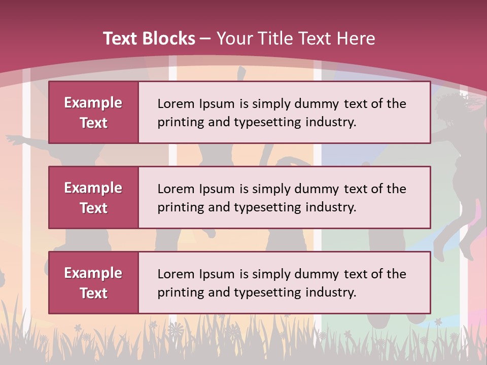 Friendship Successful Youth PowerPoint Template
