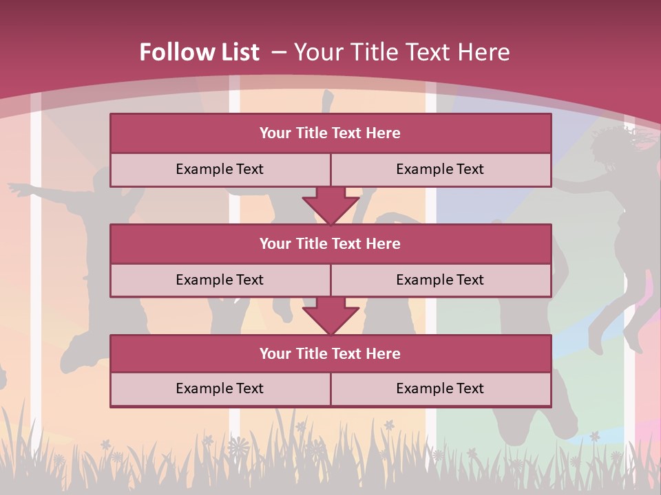 Friendship Successful Youth PowerPoint Template