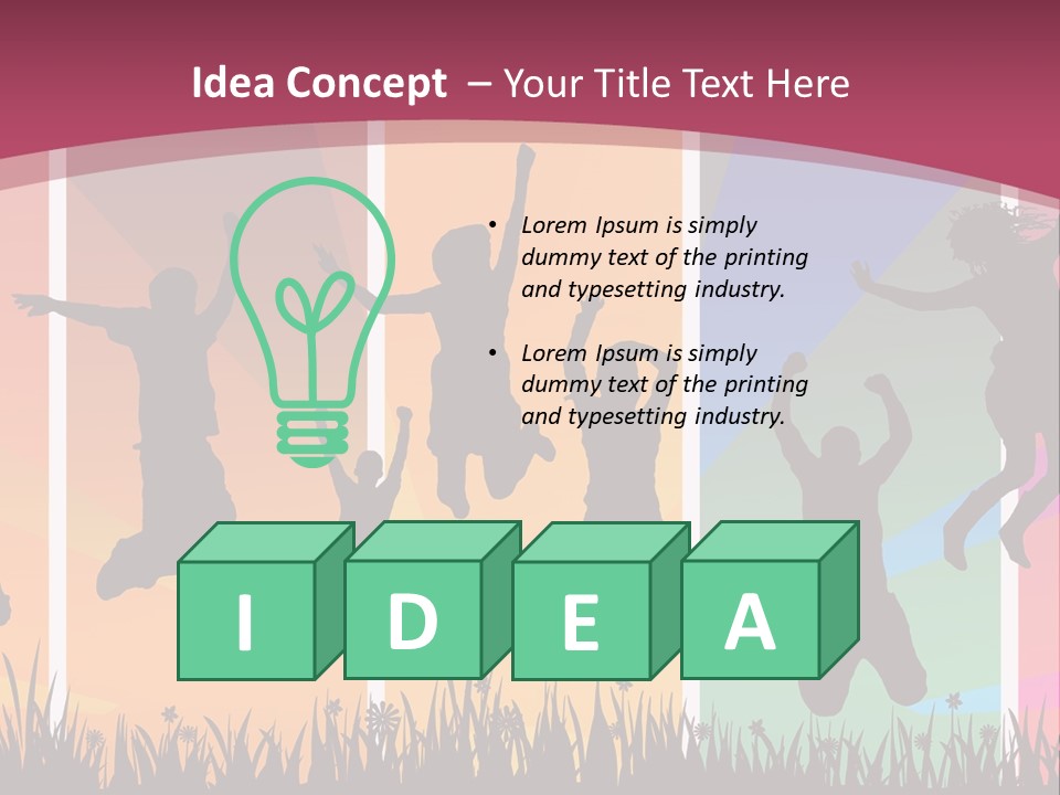 Friendship Successful Youth PowerPoint Template