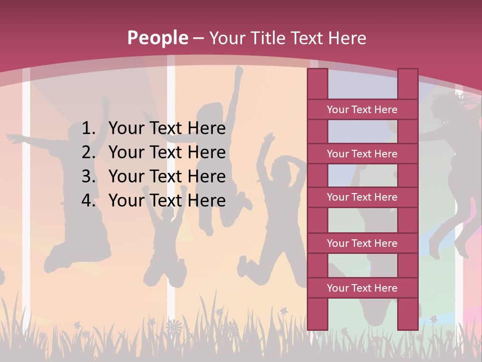 Friendship Successful Youth PowerPoint Template